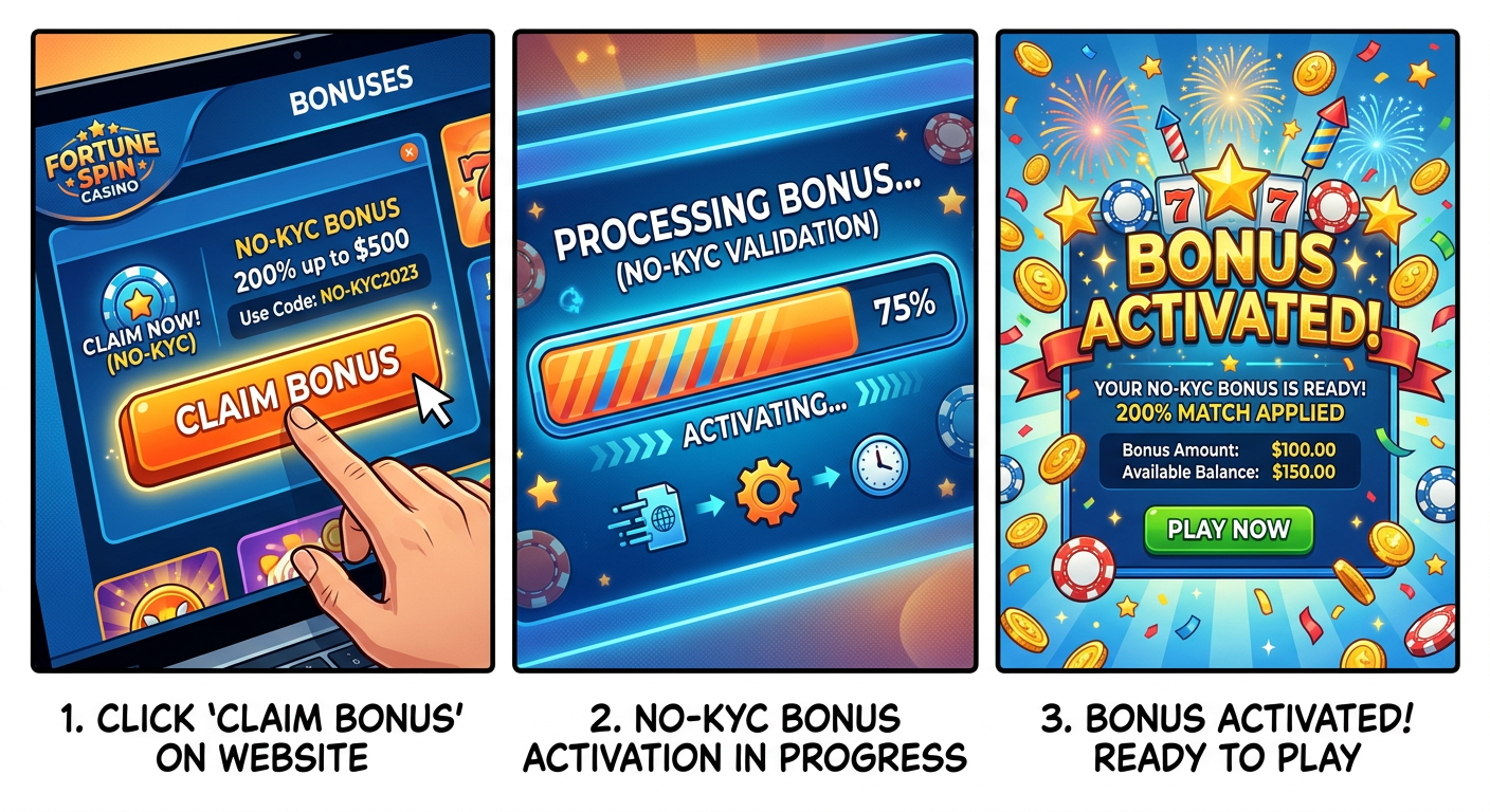 Come attivare un bonus casino senza documento in 3 passaggi - bonus casino senza documento